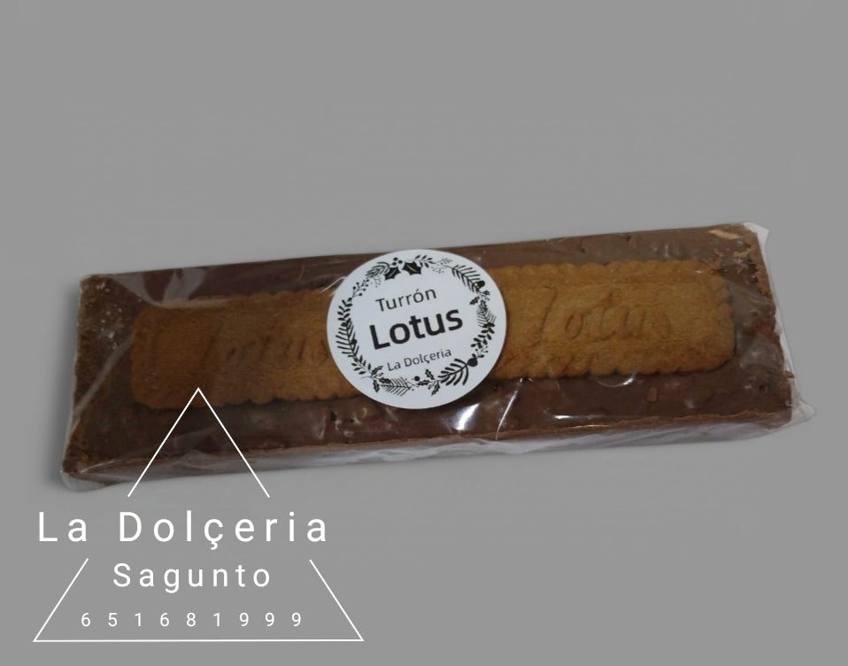 Turron Galleta Lottus